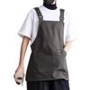 JUNA KOOK [Välj mellan 2 längder] H-formad Förkläde, Helt Vattentätt, Arbetsförkläde för Dam och Herr, Snyggt och Sött, med 3 Fickor, Justerbar Storlek för