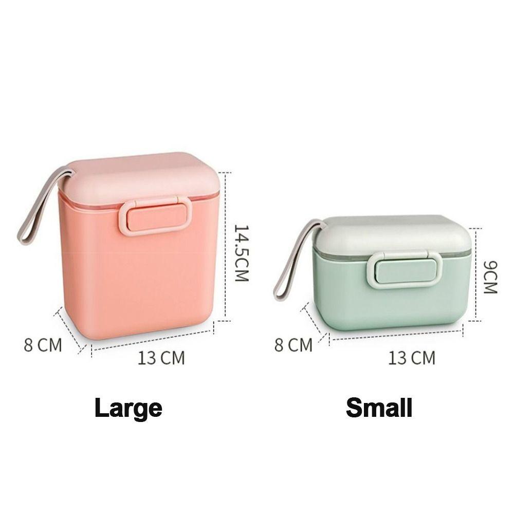 Dust-Proof Milk Powder Storage Box PP Formula Dispenser Container Snacks Container Outdoor Travel