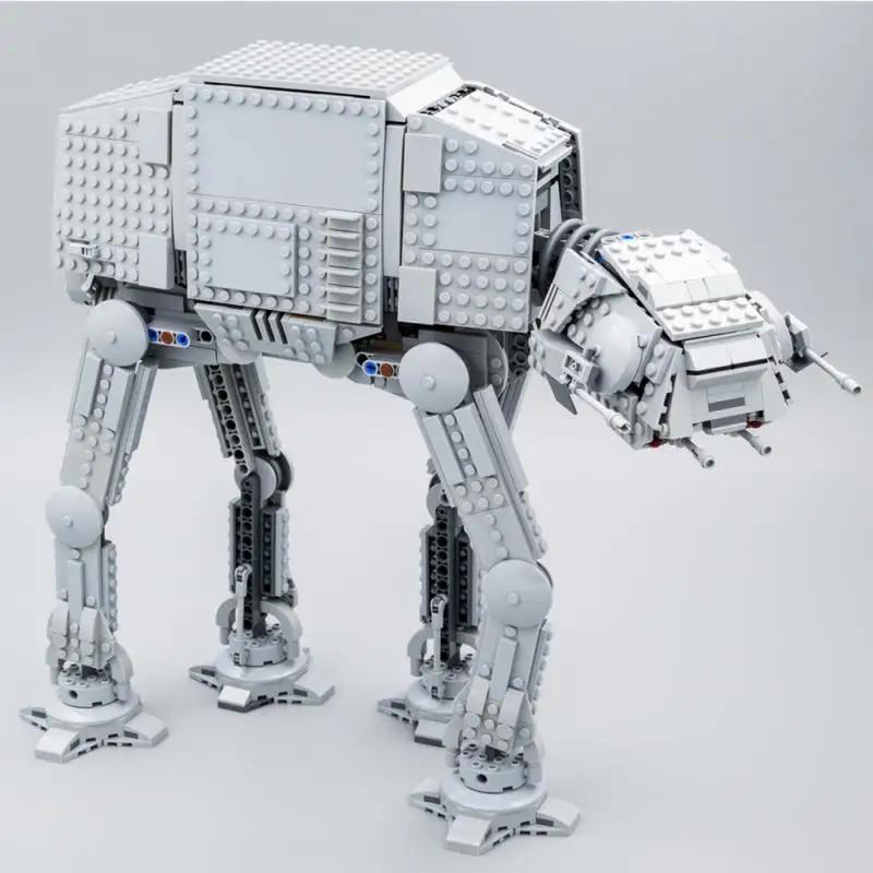 3 Arten Space War AT-AT All-Terrain gepanzerter Walker Transportroboter Bausteine mit motorisierten Bausteinen Spielzeug Geschenke