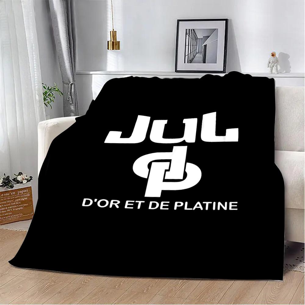 Rapper JuL C'est Pas Des Lol Printed Blanket Picnic Blankets Warm Blanket Soft and Comfortable Blanket Home Travel Birthday Gift