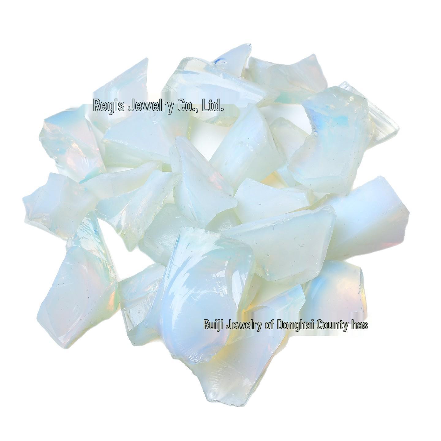 Opal Raw Stone Ornaments: Fish Tank Landscaping, Incense Diffuser Stones, Crystal Home Decorations 2-3cm 100g