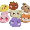Kpop Ateez Cartoon 13-16Cm Cute Coin Purse Aniteez Plush Storage Bag Yeosang Mingi Wooyoung Cotton Toy Bag Jongho Fans Gifts Col