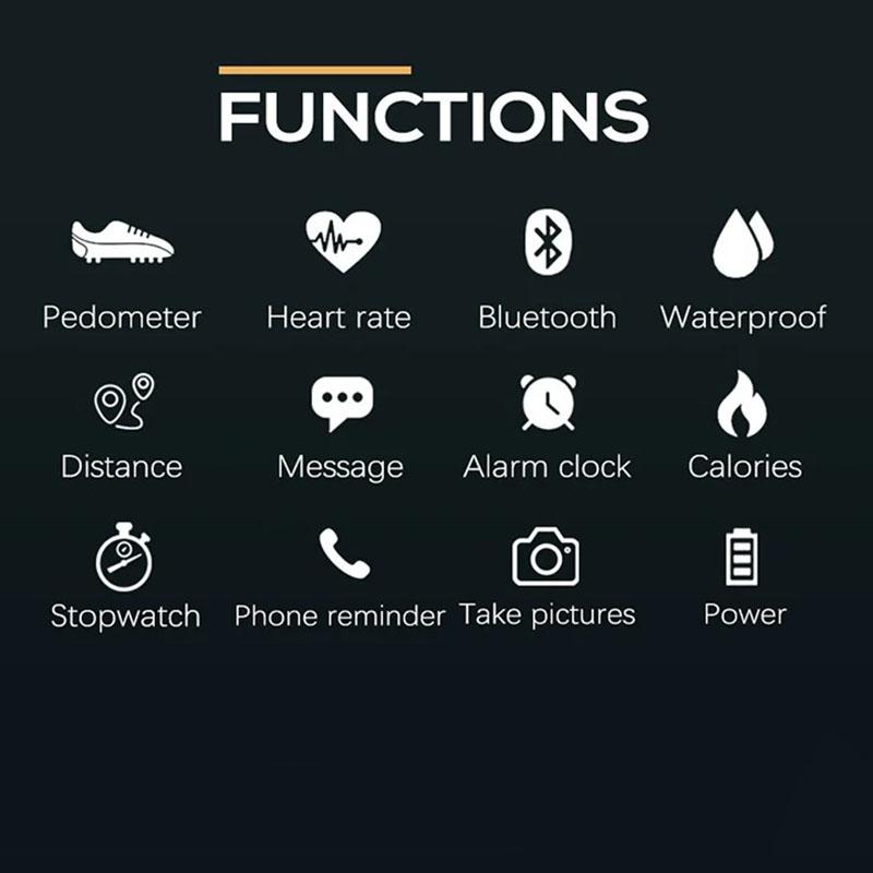 NORTH EDGE Men's Digital Watch Military Waterproof 50M Running Sports Pedometer Stopwatch Watch Heart Rate Wristband Android IOS