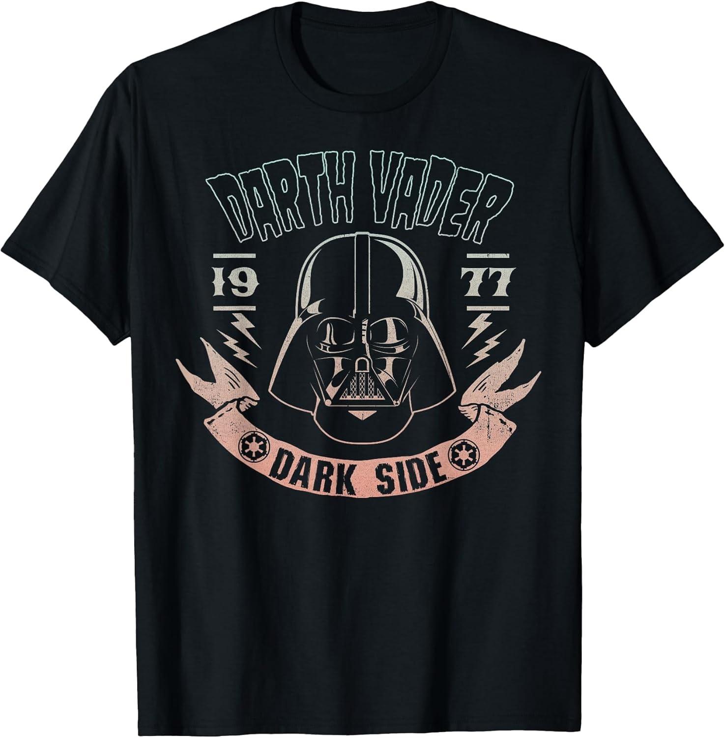 

Star Wars Darth Vader 1977 Lightning T-Shirt XXXXXL чорний