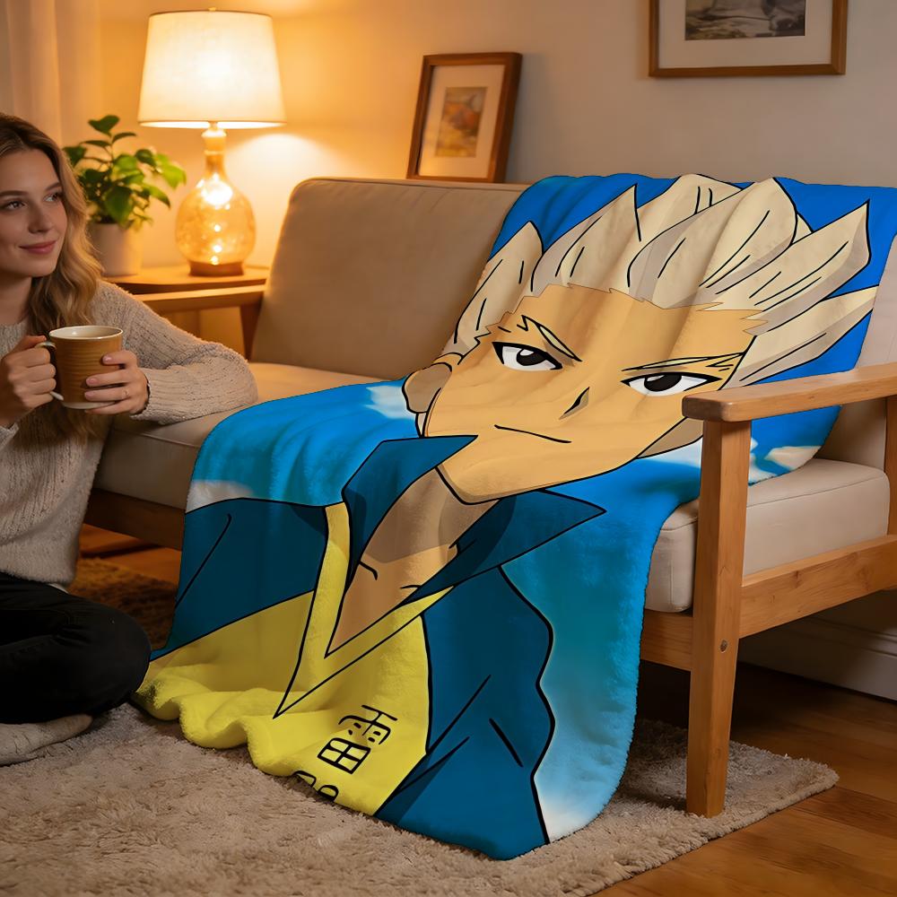 

Throw High-Density Short Plush Blanket For Sofa Nap Room Soft Skin-Friendly Axel Blaze Firestorm Inazuma Eleven Anime 75x90cm