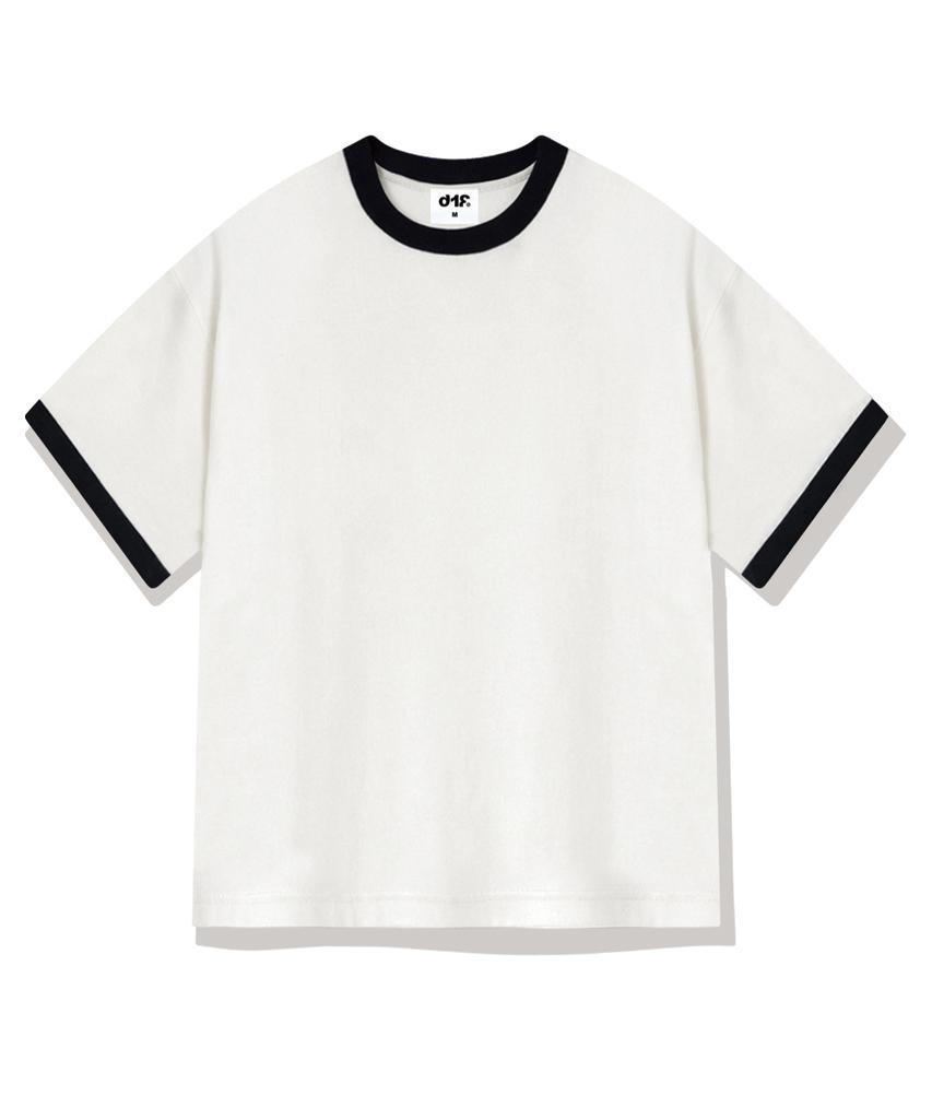 DIFF Piper Ringer Loose Fit Short Sleeve T-Shirt 4 Colors [Dise_4001]
