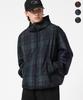 TRILLION City Utility Check Hooded Windbreaker_3Color