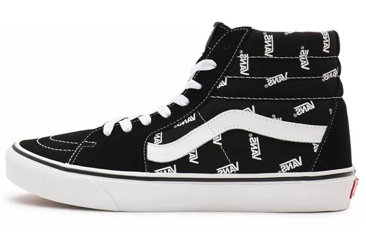 Sk8 Vans-Hi  Sk8 Allover Logo - Black  VN0A32QGQW7 36