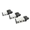 Pneumatic Electric Solenoid Valve 5 Way 2 Position Control Air Gas Magnetic 4V110-06 4V210-08 4V310-10 4V410-15 DC12V 24V AC220V Ventilation Valves 4