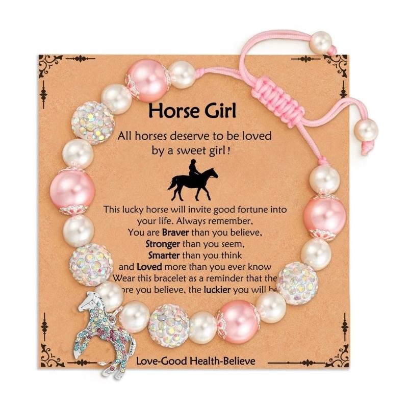 Stylish Equine/Newt Charm Zinc Alloy Chain Bracelet Wristband For Sensitive Skin Lightweight Everyday Jewelry Gift