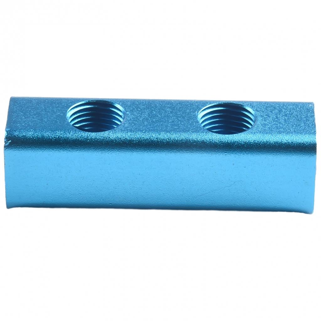 Manifold Block Splitter Air Manifold Aluminum Manifold Blue