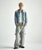 Thevinylhouse Faded Denim Jacket Blue
