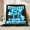 Bruh 67 Six Seven 6-7 Funny Brainrot Meme Print Blanket Home Bed Sofa Travel Blanket Sofa Bedding Cover Blanket Gift for Friends