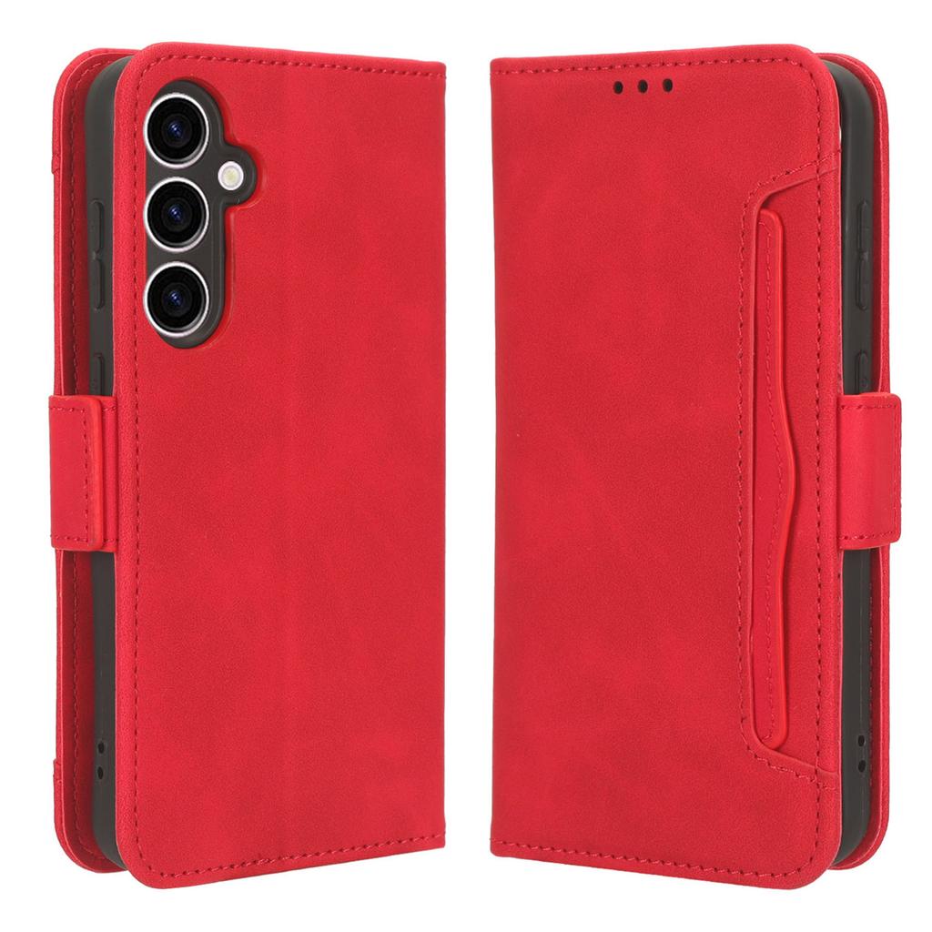 Phone Case with Multiple Card Slots for Samsung Galaxy S23 FE,Stand Wallet Leather Cover