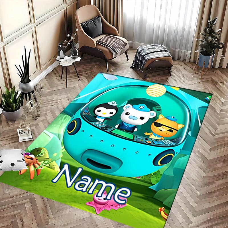 Custom personalization Octonauts Area Rug - Perfect For Kitchen, Bathroom,Laundry Room Decor Large Size Available,Gift All Seasons