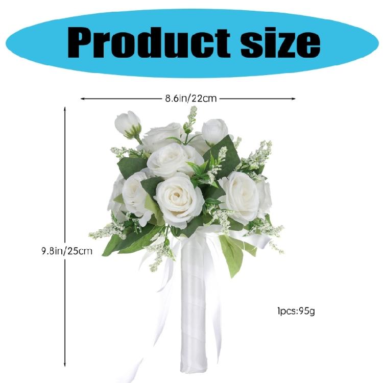 Artificial Vintage Flowers Bouquet Wedding Ceremony Bouquet Beautiful Bouquet for Bridal Shower Ceremony