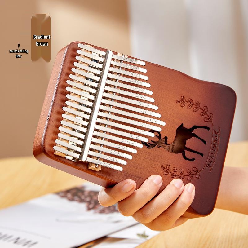 

21-Key Solid Wood Kalimba Thumb Piano - Musical Instrument & Gift