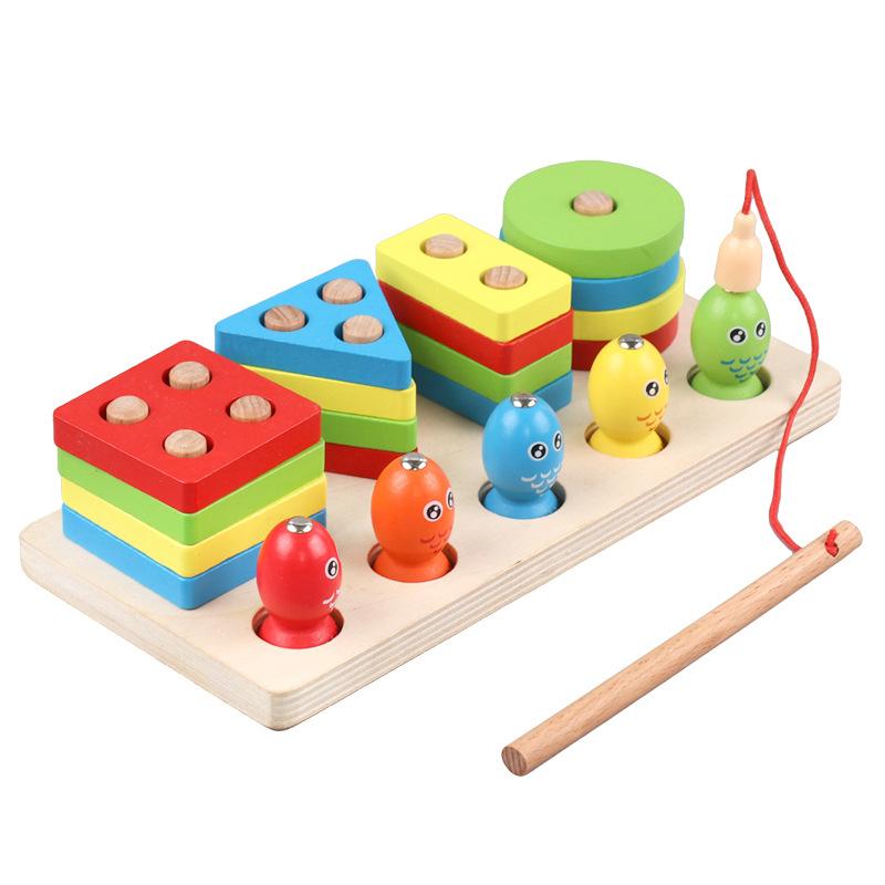 High-Quality Geometric High-Quality Shape High-Quality Color Youngsters High-Quality Wooden High-Quality Puzzle High-Quality Montessori Play sets