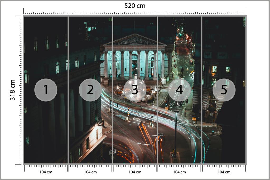 Photomural London At Night Non-Woven 520x318