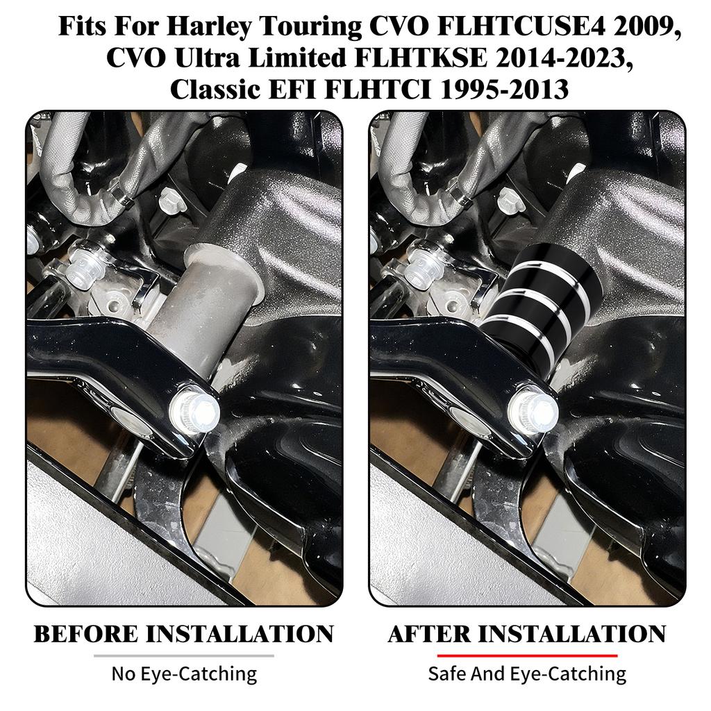 Motorcycle Gear Shift Lever Aluminum Heel Shifter Cap For Harley Touring Road Street Glide Electra Glide CVO FLHTCUSE4 2009-2013