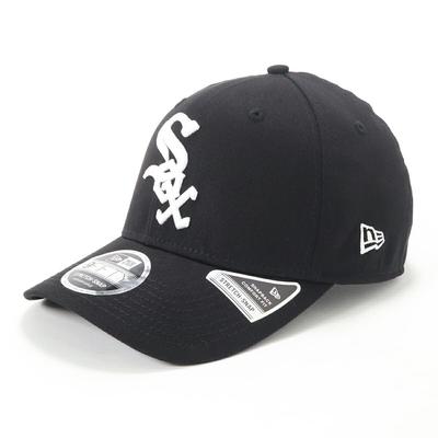 New Era 9FIFTY Stretch Snap MLB Chicago White Sox Cap, Black, Size S/M Adjustable Snapback Baseball Hat for Men and Women