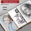 Top-Bound 8K Thick 160g A4 Blank Sketchbook, Coil Binding, 16K Art Drawing & Painting Book.