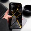 Funda con Patrón de Mármol Para Samsung S26 Ultra S25 Edge S24 S23 Plus S22 S21 FE A15 A16 A17 A35 A36 A54 A55 A56 A57 5G Textura de Cuero Funda Suave