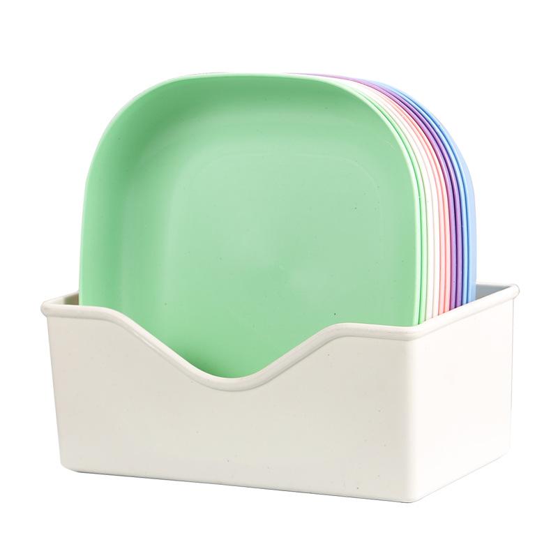 Spit Bone Plate Snack Plate Fruit Plate Household Spit Bone Plate Garbage Plate Slag Plate Dried Fruit Plate Snack Plate Factory