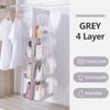 Multi-layer Bag Storage Bag Waterproof Bag Wardrobe Hanging Leather Bag Finishing Bag Female Bag Storage Bag Wardrobe Handbag Purse Hanging Bag