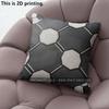 Soccer Themed Decorative Throw Pillow Covers Pattern Cushion Cover Suitable For Sofa Bedroom Car Pillow Cover