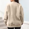 Womens Casual Long Sleeve Drawstring Sweatshirt Pullover Tops Loose Oversized Clothes