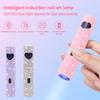 Portable Handheld Mini Nail Lamp For Gel Polish Quick Dry Flashlight Pen USB Nail Dryer Machine Type-C Charging UV LED Nail Lamp
