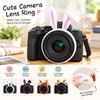 Protective Camera Decoration Detachable Camera Lens Accessory Lens Decoration Ring  Photography