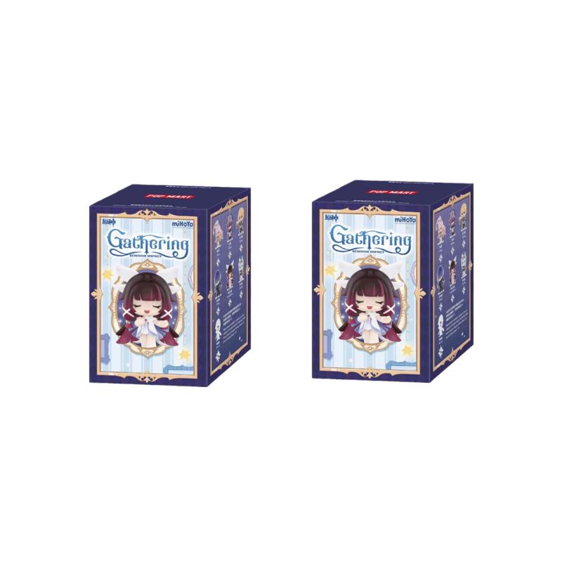 Genuine Genshin Impact Q Version Mini Series Figure Anime Game Character Collectible Model Toy Birthday Gifts