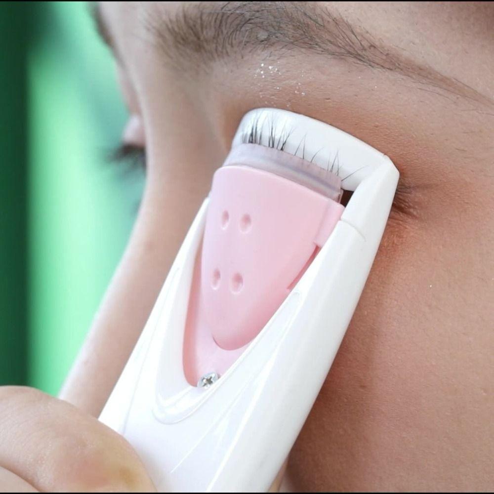 Handheld Design Heated Eyelash Curler Heated Function Electric Lash Curler  Women Beauty