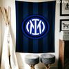 Inter Milan Crest Wallpaper Bedding 1 Duvet Cover 2 Pillowcase Without Core Christmas Birthday Gift Duvet Cover And Pillowcase