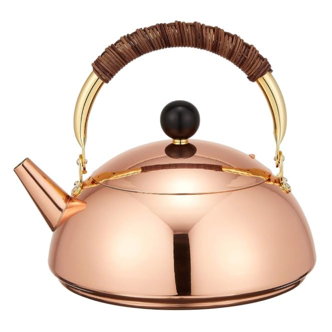 Shinkoukinzoku Pure Copper Hammered Thermal Long Life Design Award Gas Fast Made in Kettle, Conductivity, Winning, Compatible, Antibacterial, Boiling,