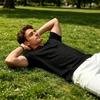 Men's V-Neck Short Sleeve T-Shirt - Quick Dry Breathable Color Tee, Wicking Athletic Undershirt, Casual Fit, Multiple Colors