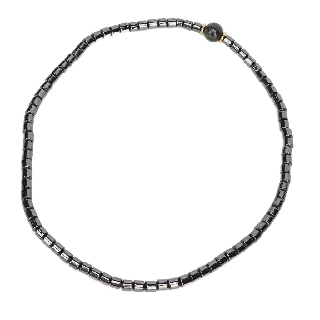 Terahertz Necklace Reduce Pressure Promote Circulation Round Bead Pendant Necklace