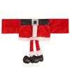 1Pc Chair Cover Girl Skirt Christmas Elf Christmas Decoration Santa Claus Belt DIY Christmas Dinner Seat Cover