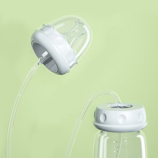 Hands-Free Baby Bottle Food-Grade PP Anti-Colic Baby Bottle Soft Nipple Non-Slip Base 240ml Adjustable Angle Feeding Bottle for Comfortable Feeding