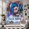 Custom Tapestry Wall Hanging, Arcane Personalized Name Text Home Wall Decor