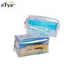 Laser Transparent Waterproof  Travel Women Clear PVC Beauty  Makeup Organizer Pouch Bags