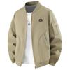 Jacket Men's Spring and Autumn Men's Lapel Washing Workwear Regular Retro Loose Jacket Men's Dad Outfit