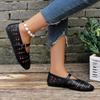 Summer Hollow Ladies Shoes  New Casual Fashionable Women's Closed Toe Sandals Soft and Comfortable Ballet Flat Shoes