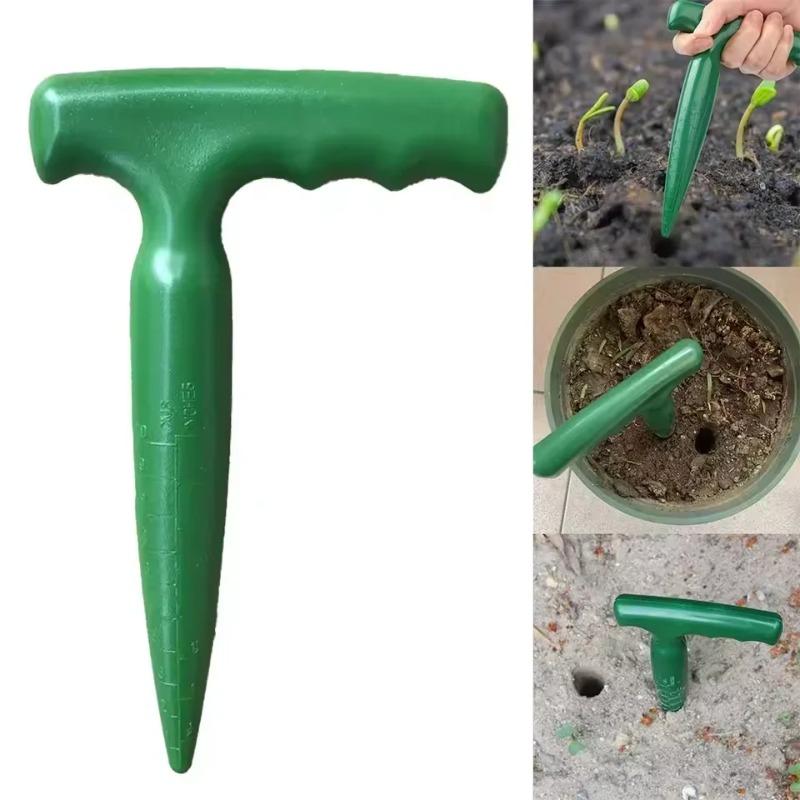Garden Hole Puncher Multi Purpose Soil Digger for Sowing Cutting Seedling Nursery Gardening Hand Tool