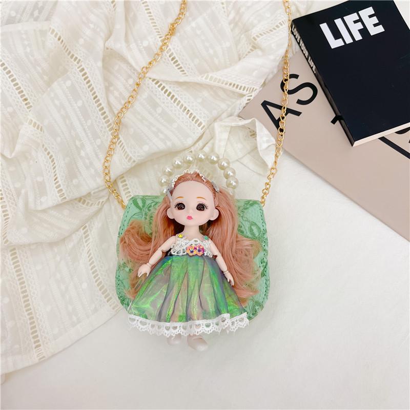 Fashionable Korean Style Mini Pearl Handbag For Kids With Cute Cartoon Design