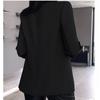 Autumn and Winter Long-sleeved Solid Color Cardigan Suit Jacket Women