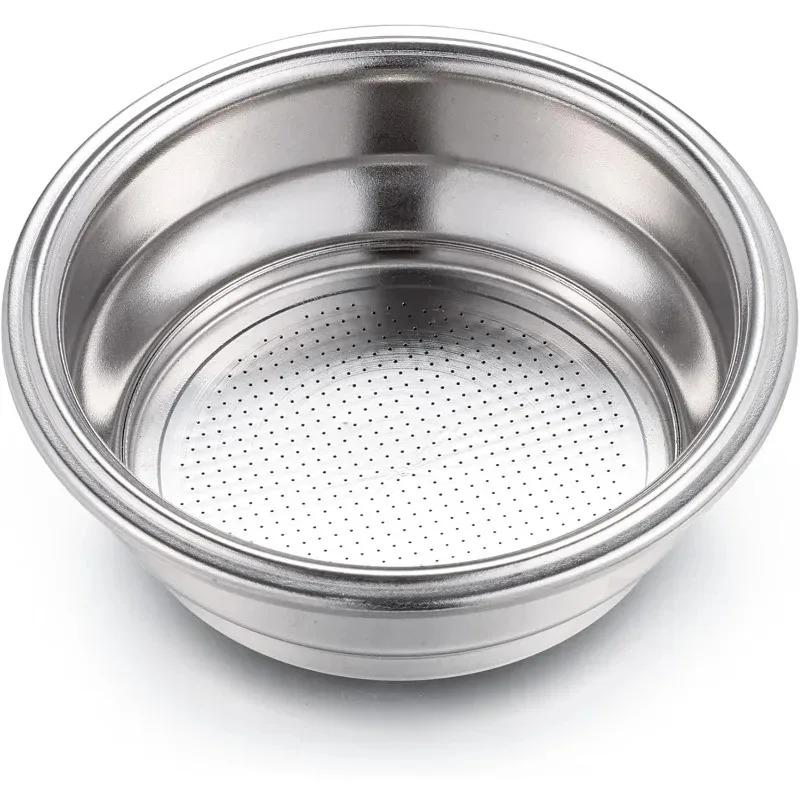 Portafiltro de Café Presurizado de 58 MM de 1 Agujero para Taza Simple/Doble Compatible con Portafiltro de 58 mm Herramienta para Café Espresso