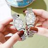Steel Belt Watch, Women'S High-Value Rhombus Mirror Watch, Guangzhou Light Luxury Waterproof Calendar Watch